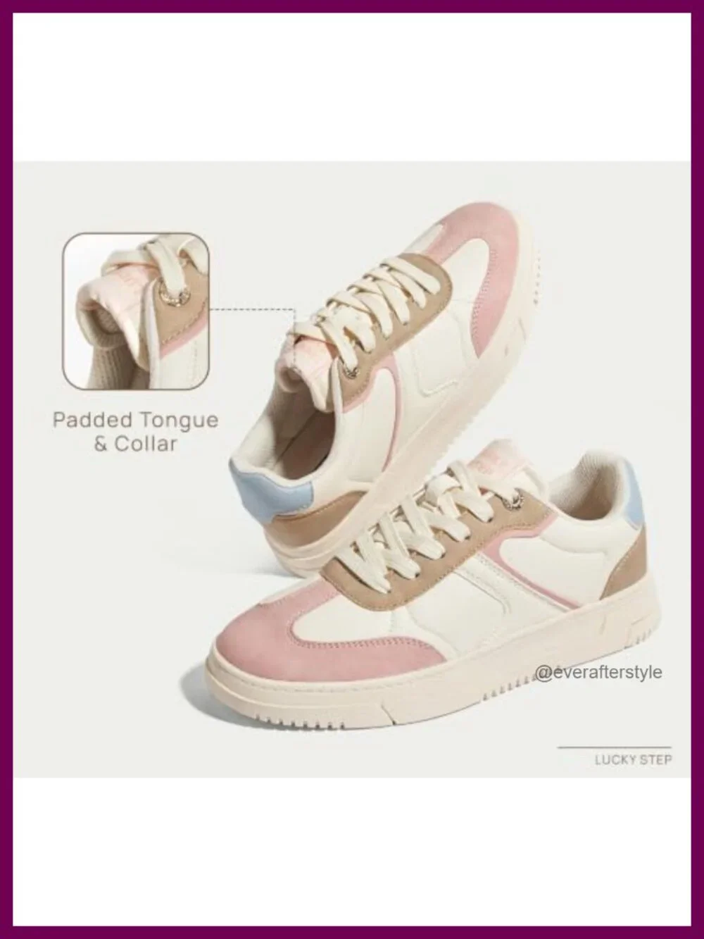 Women's Platform Fashion Sneakers Thick Sole Microfiber PU Non-Slip Lace-Up